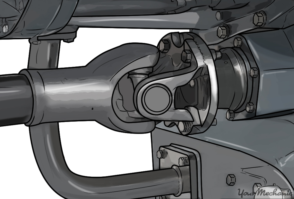 thumbnail image 2 of Caltric Front Drive Shaft Yoke & U-Joint Kit For Polaris Sportsman 700 EFI 4X4 (2002-2007) – Steel, Includes Yoke And U-Joint 2 of 4