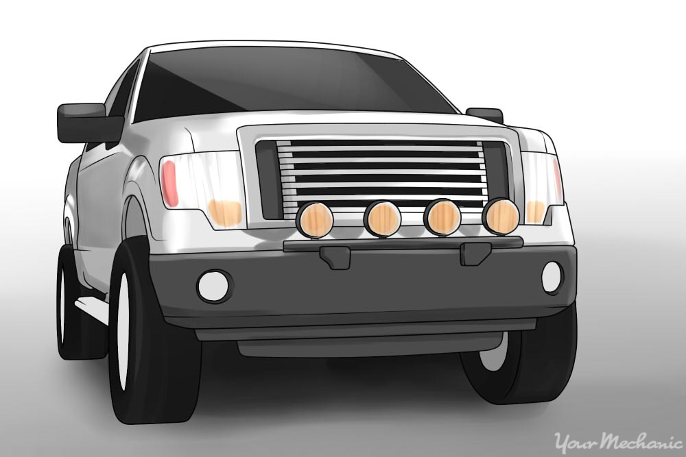 how to install offroad lights on your vehicle yourmechanic advicefrontside of truck with offroad lights mounted