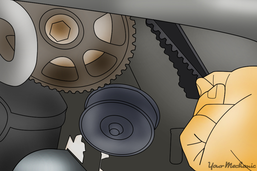 How to Check a Faulty Timing Belt Tensioner YourMechanic Advice