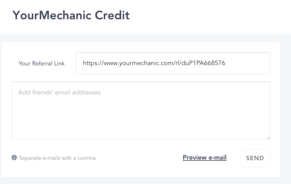 Your mechanic coupon code