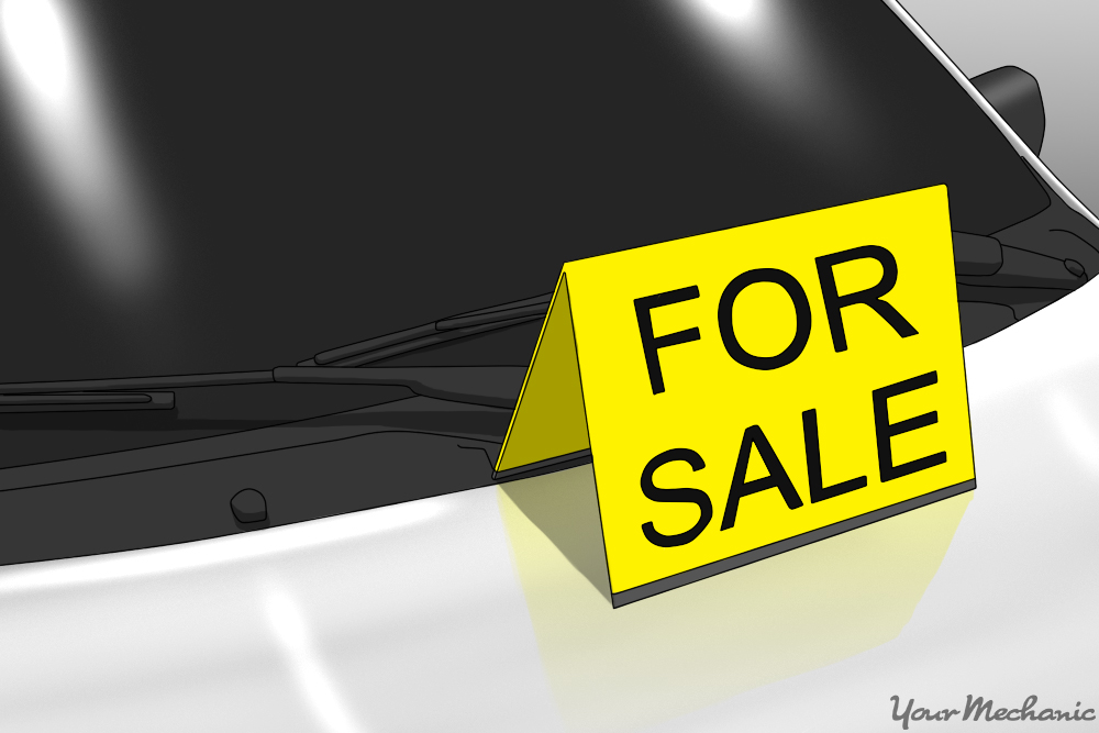 used car for sale signs