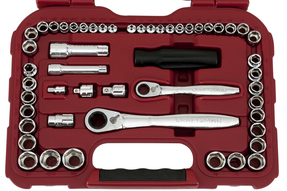 The Best Tool for Limited Clearance Areas Craftsman Ratchet and Socket Set